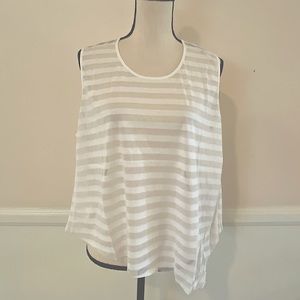 NWT ALO White Sheer Tank